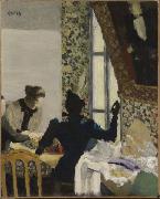Edouard Vuillard L'Aiguillee oil painting artist